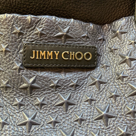 Jimmy Choo Sofia/M Tote Bag Smokey Blue - Picture 3 of 12